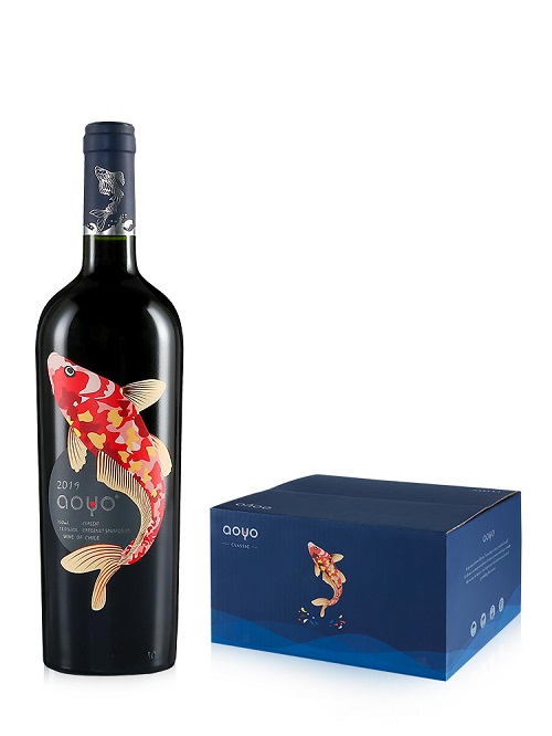 AOYO傲鱼经典赤霞珠红葡萄酒750mL
