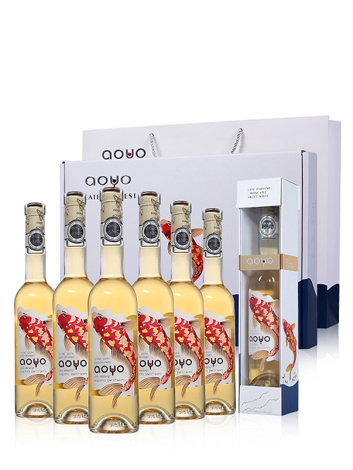 AOYO傲鱼晚收型慕斯卡黛甜白葡萄酒375mL