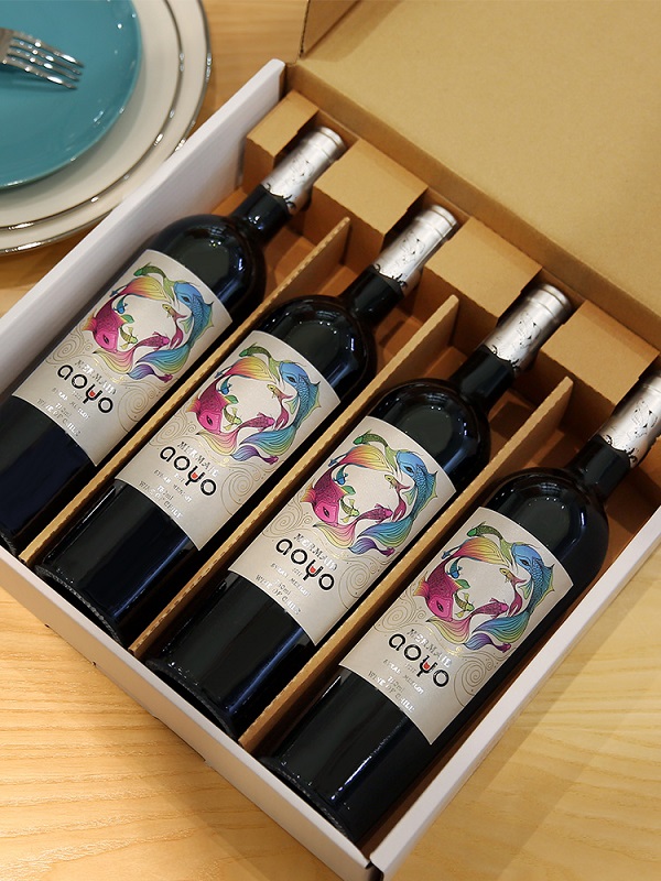 AOYO美人鱼西拉梅洛红葡萄酒750mL