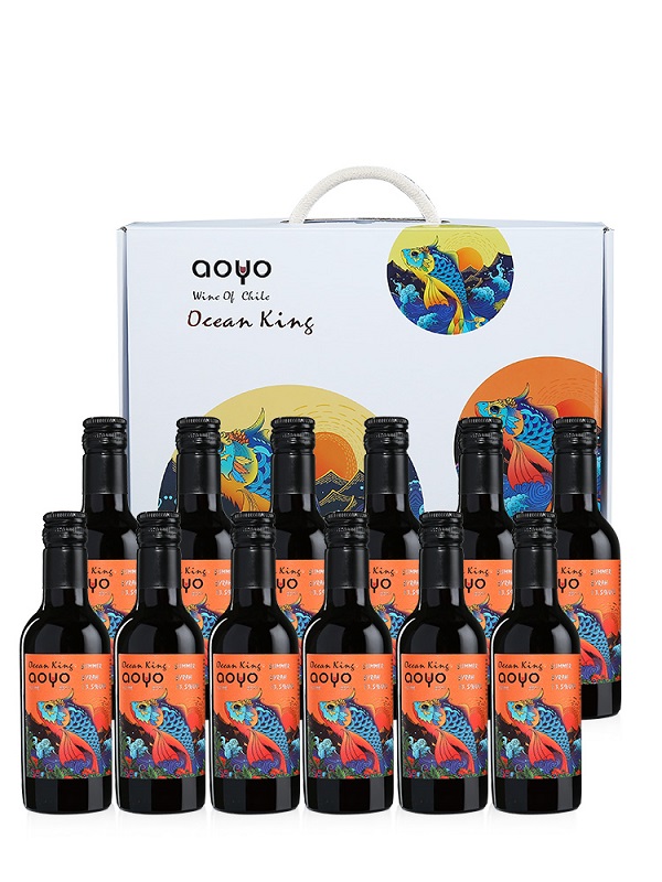 AOYO海洋之王·夏西拉红葡萄酒187mL